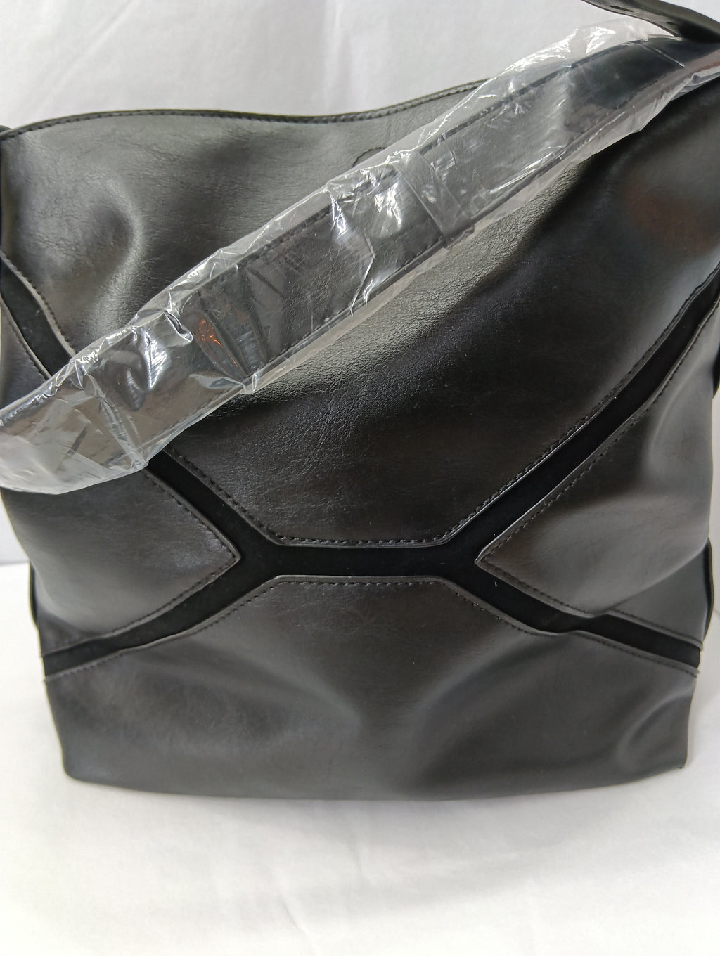 Bolso hombro con asa bandolera extraíble color negro