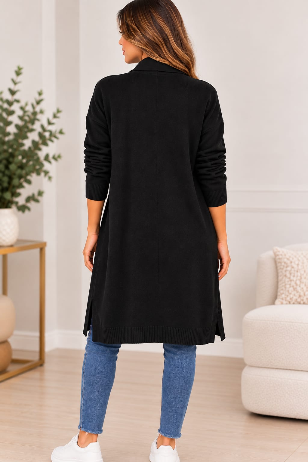 Chaqueta moda corazón negro