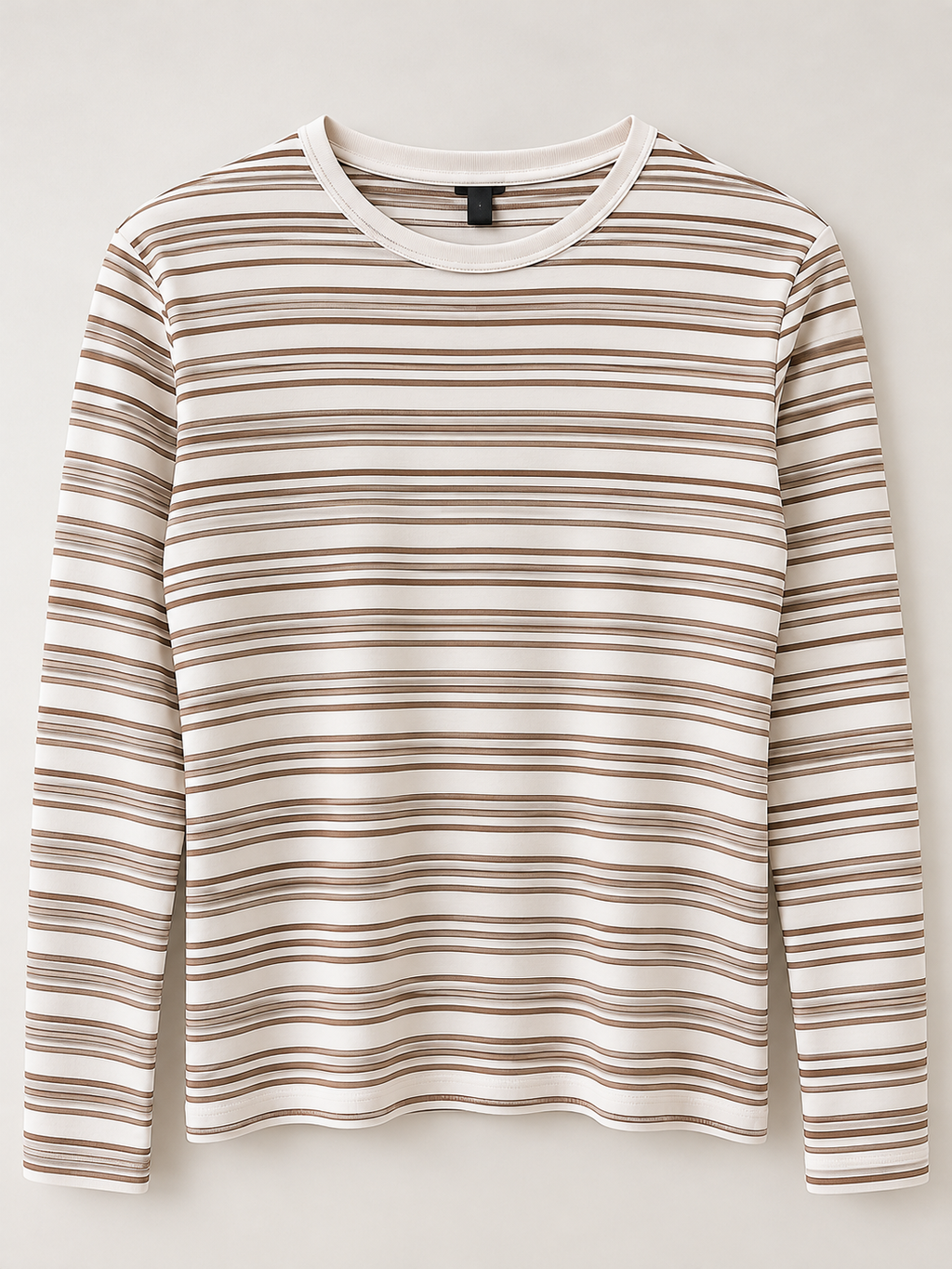 Camiseta efecto lino rayas talla L