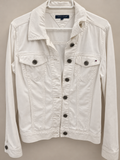 Chaqueta Tommy Hilfiger blanca-Estilo casual y atemporal mujer talla M