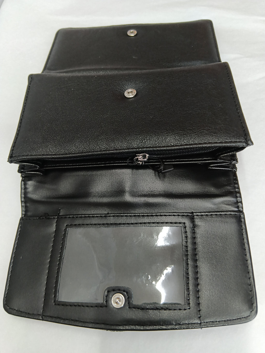 monedero grande negro